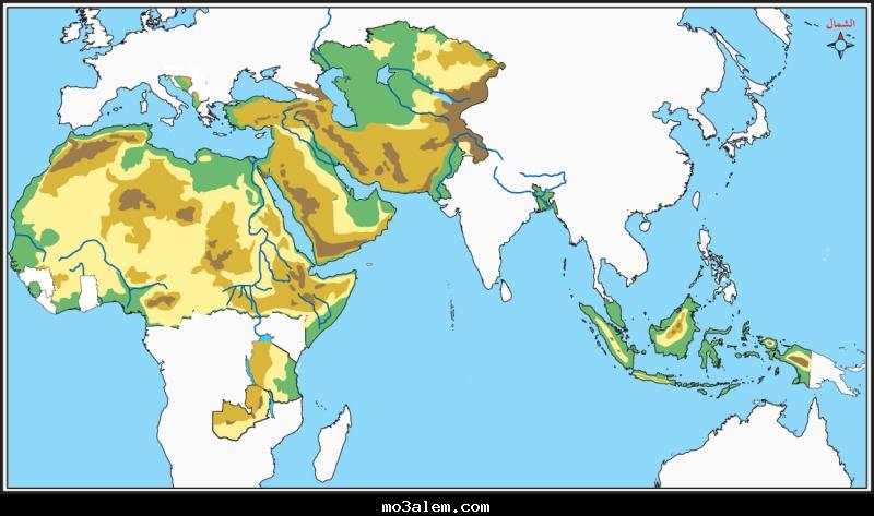 للعالم الإسلامي خريطة العالم الاسلامي صماء